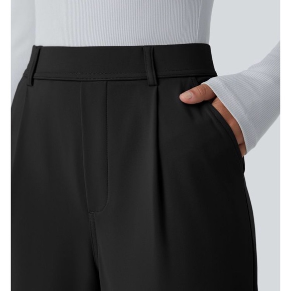 NWT-Halara Flex™ DayStretch High Waisted Pocket Work Flare Pants - Picture 3 of 4